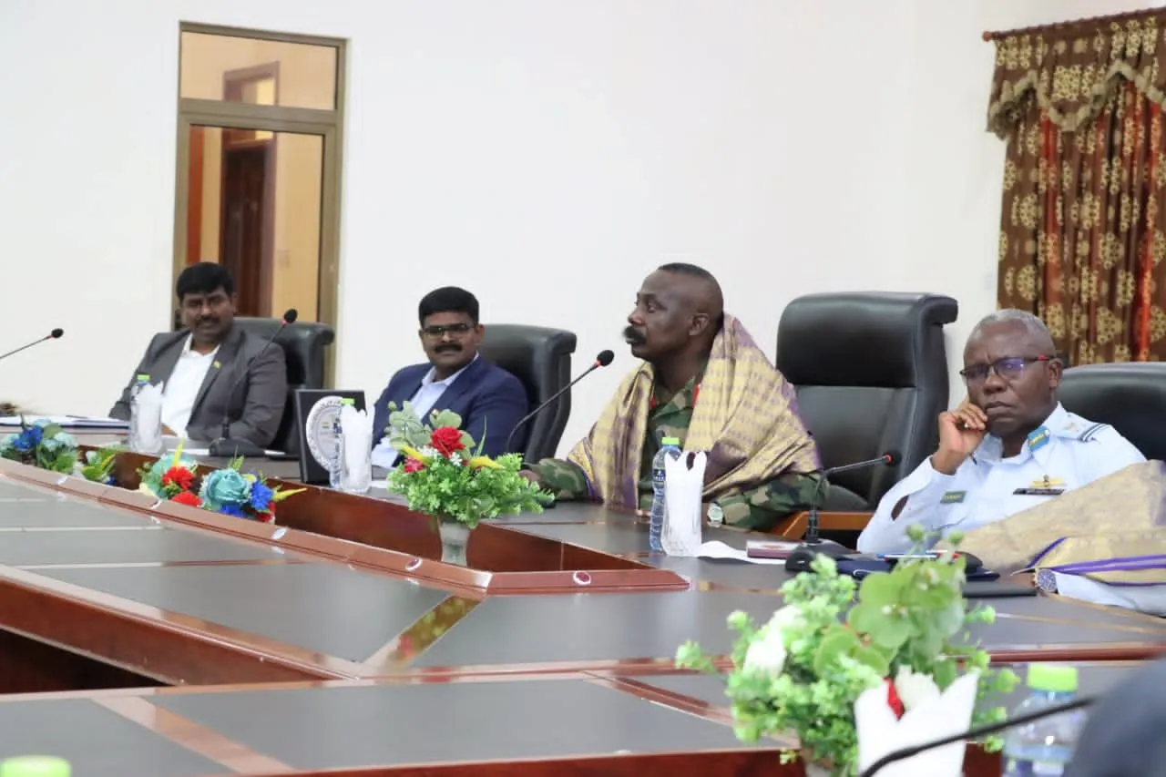 Meeting With Ghana Armed Forces and Kingdom Exim leaders James Kwame Rajamani, James Rajamani, James Gnanaraj Rajamani, and Immanuel Rajamani